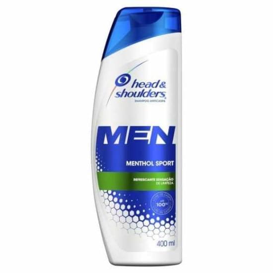 Imagem de Shampoo anitcaspa head & should menthol refrescante 400ml