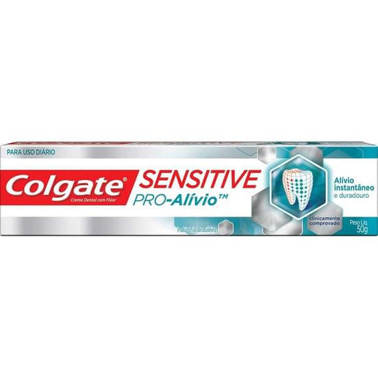 Imagem de Creme dental para dentes sensíveis colgate sensitive pro-alívio 50g