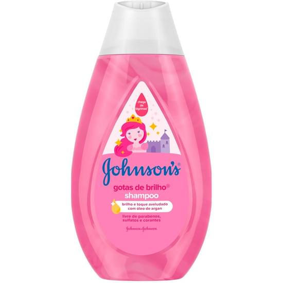 Imagem de Shampoo hidratante johnson's kids gotas de brilho frasco 200ml