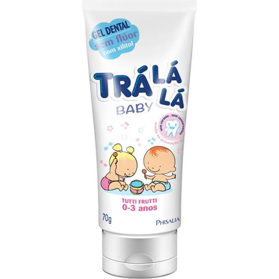 Imagem de Gel dental infantil trá lá lá baby tutti frutti 70g