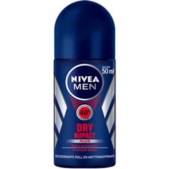 Imagem de Desodorante roll-on masculino nivea dry impact 50ml