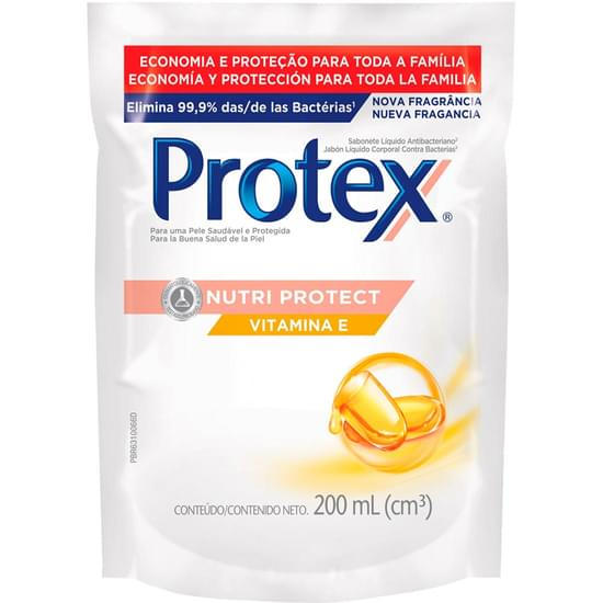 Imagem de Sabonete líquido antibacteriano para as mãos protex nutri protect vitamina e 200ml