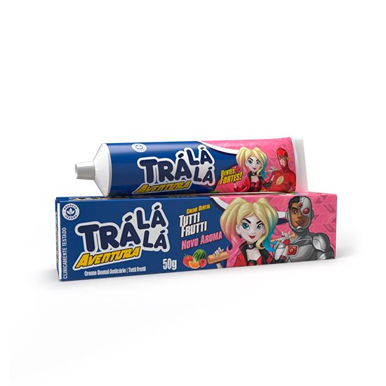 Imagem de Creme dental infantil com flúor tutti frutti trá lá lá aventura 50g