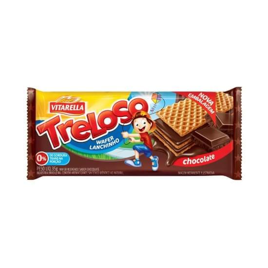 Imagem de Biscoito wafer vitarella treloso chocolate 35g