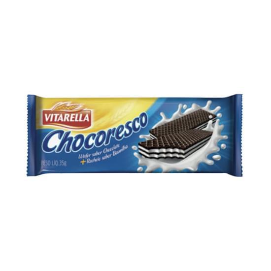 Imagem de Biscoito wafer vitarella chocoresco baunilha 35g