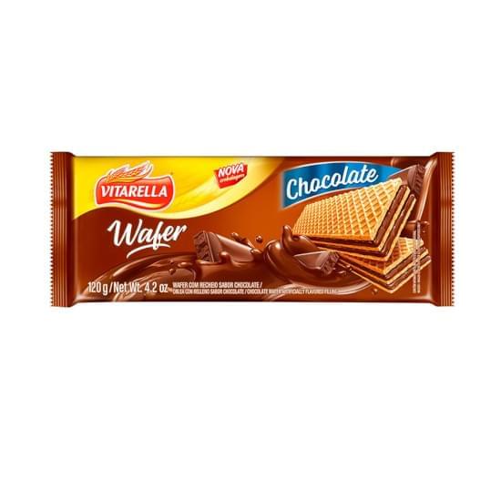 Imagem de Biscoito wafer vitarella chocolate 100g validade 13/07/21