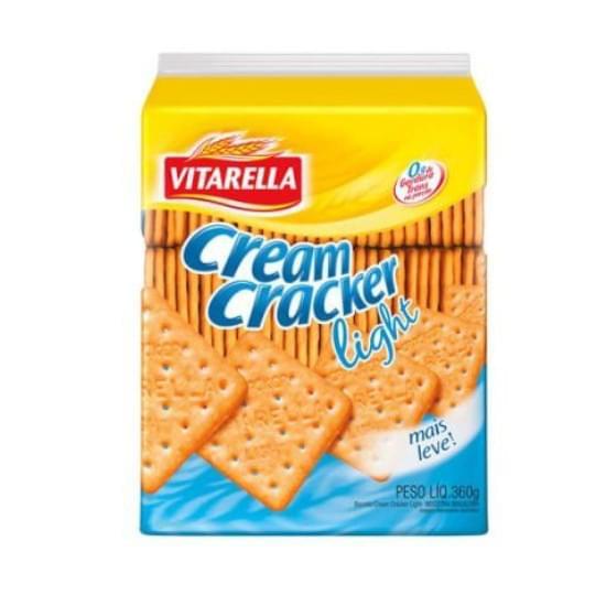 Imagem de Biscoito salgado vitarella cream cracker light 360g validade 08/07/21