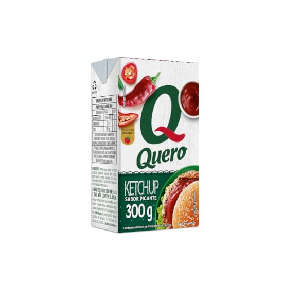 Imagem de Ketchup quero picante tetra pak 300g