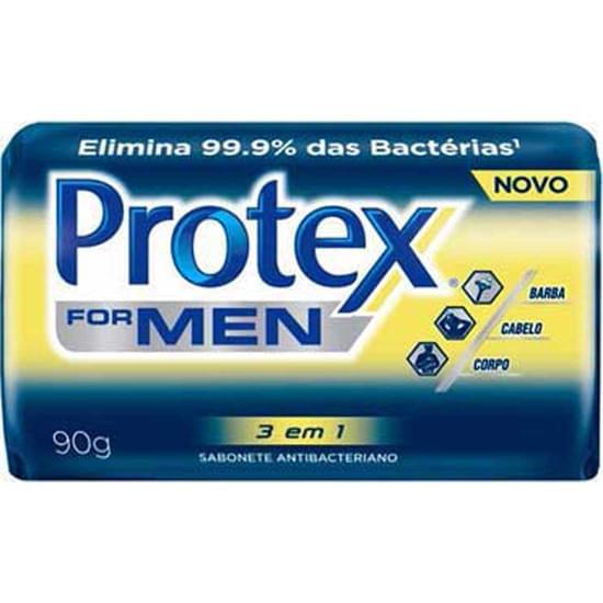 Imagem de Sabonete em barra antibacteriano protex men tripla ação 90g