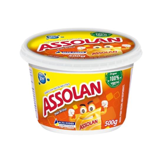 Imagem de Sabao pasta assolan atol brilh 500g m12