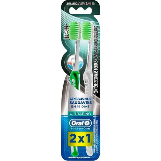 Imagem de Escova dental oral-b pro-saúde ultrafino | leve 2 pague 1 unidade