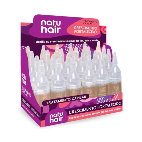 Imagem de Ampola natu hair crescimento fortalecido 10ml