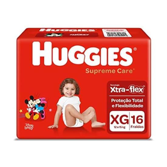 Imagem de Fralda infantil huggies supreme care tamanho xg jumbo | com 16 unidades