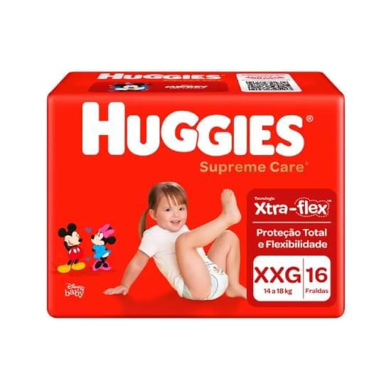 Imagem de Fralda infantil huggies supreme care tamanho xxg jumbo | com 16 unidades