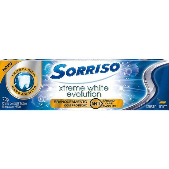 Imagem de Creme dental sorriso xtreme white evolution cristal mint 70g