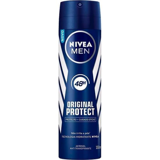 Imagem de Desodorante aerosol masculino nivea original protect men 150ml