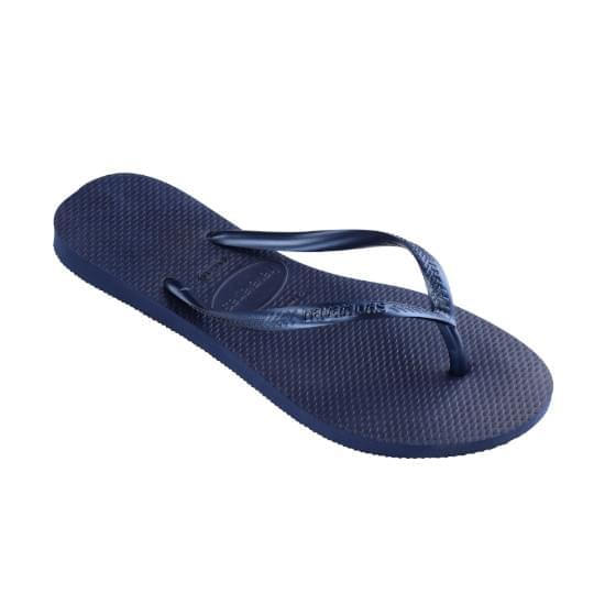 Imagem de Sandália havaianas feminina slim azul marinho 33/34