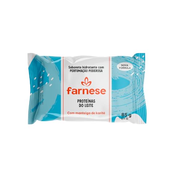 Imagem de Sabonete barra hidratante proteínas do leite farnese flow pack 85g