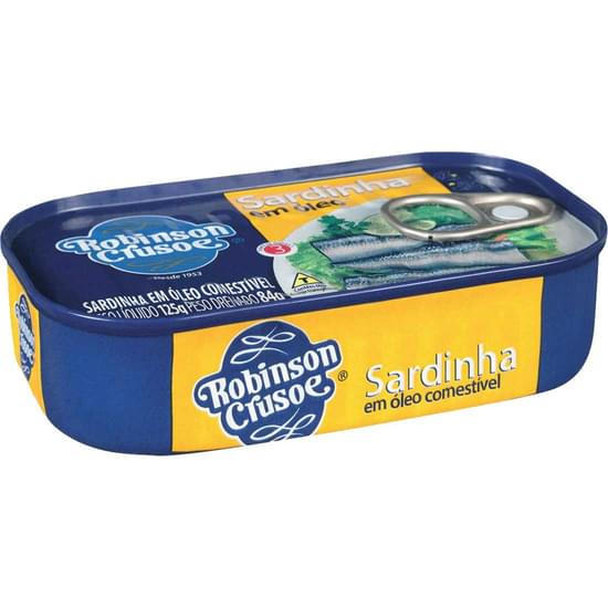 Imagem de Sardinha em óleo robinson crusoé 125g