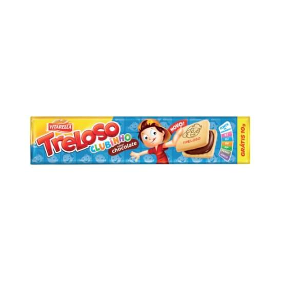 Imagem de Biscoito recheado vitarella treloso clubinho chocolate 130g