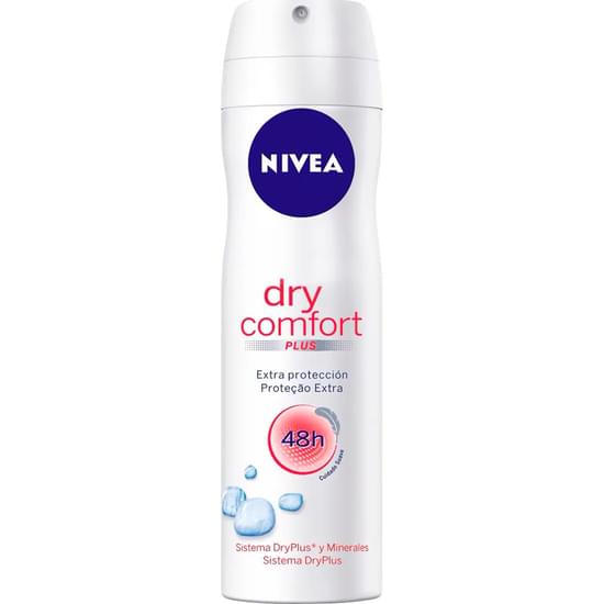 Imagem de Desodorante aerosol feminino nivea dry comofor 150ml