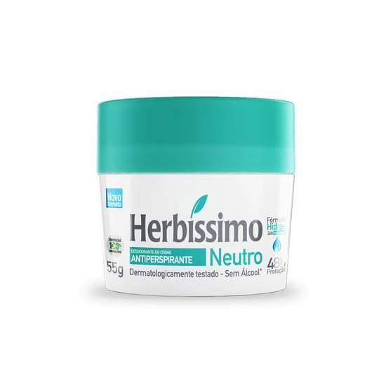 Imagem de Desodorante em creme feminino herbíssimo neutro 55g