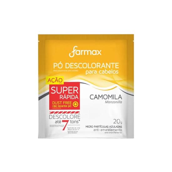 Imagem de Pó descolorante farmax camomila 20g