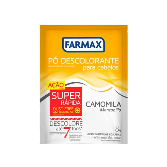 Imagem de Pó descolorante farmax camomila 8g