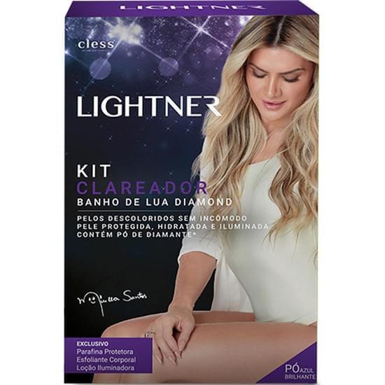 Imagem de Kit pó descolorante lightner diamond banho de lua com 1 aplicação