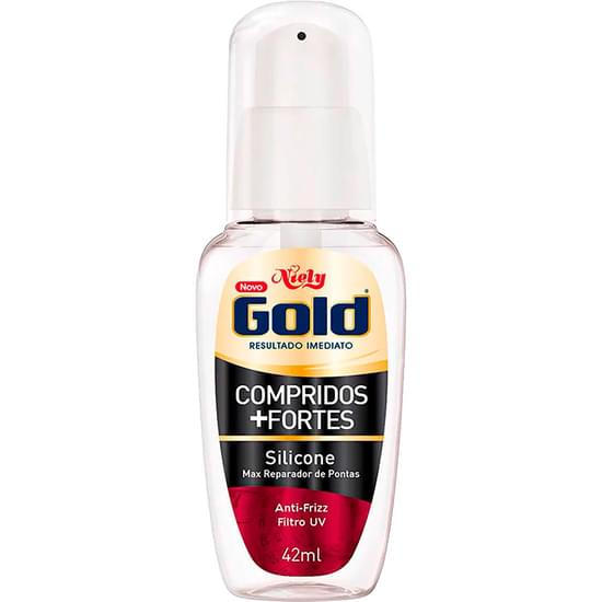 Imagem de Reparador para pontas niely gold silicone compridos + fortes 42ml