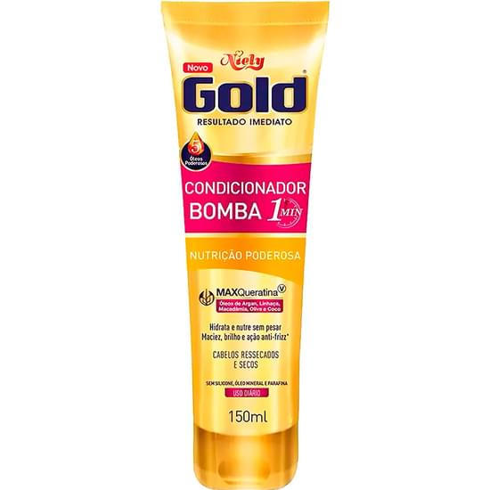 Imagem de Condicionador niely gold 1 minuto nutrição poderosa bomba 150ml