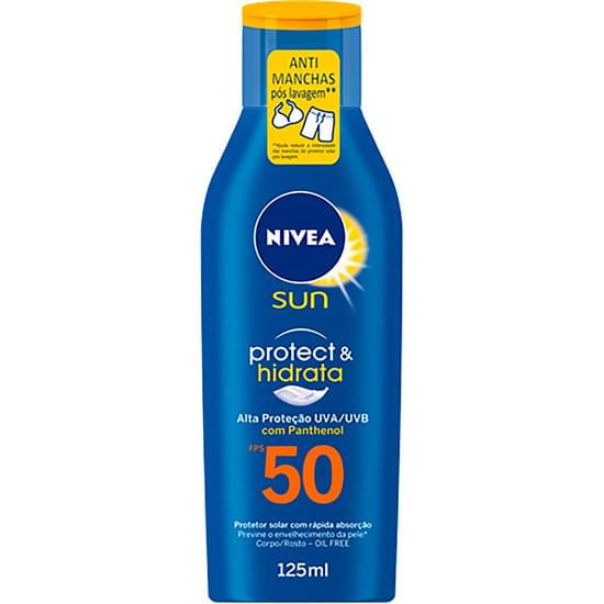 Imagem de Protetor solar nivea sun protect & hidrata fps 50 125ml