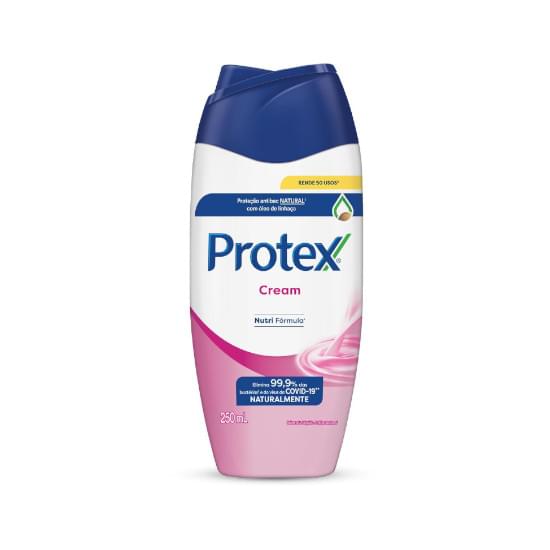 Imagem de Sabonete líquido antibacteriano para corpo protex cream 250ml