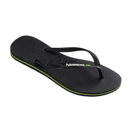 Imagem de Sandália havaianas feminina slim brasil preto 37/38