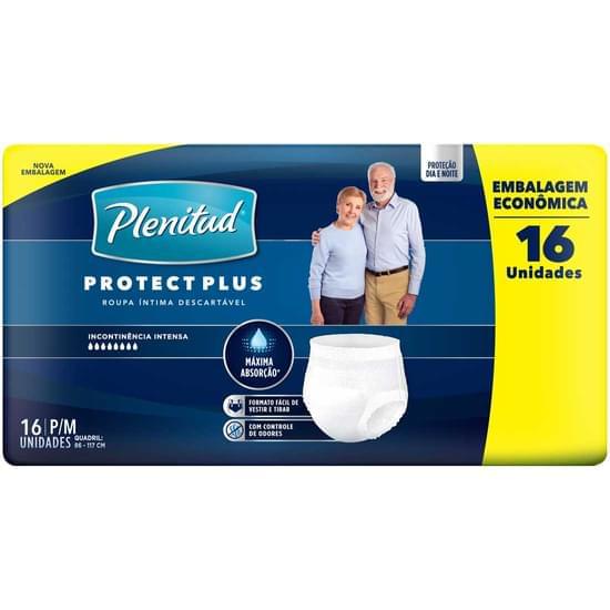 Imagem de Roupa íntima plenitud protect plus tamanho p/m | com 16 unidades