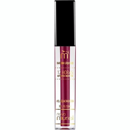 Imagem de Batom líquido matte muriel ela é lacradora vibrantes 4ml