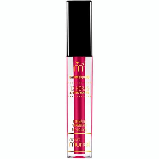 Imagem de Batom líquido matte muriel espinélio vermelho vibrantes 4ml