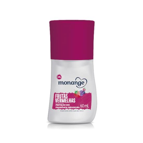 Imagem de Desodorante roll-on feminino monange frutas vermelhas 60ml