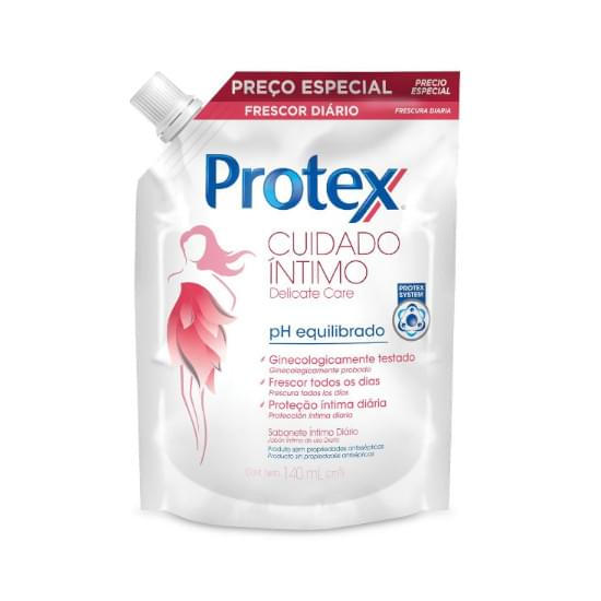 Imagem de Sabonete íntimo líquido protex cuidado íntimo delicate care 140ml refil