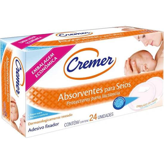 Imagem de Absorvente para seios cremer | com 24 unidades