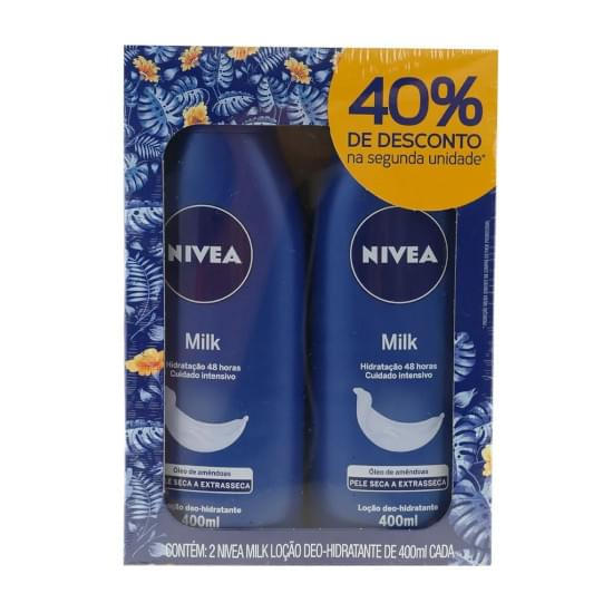 Imagem de Cr hid nivea 400ml milk 40% desc 2