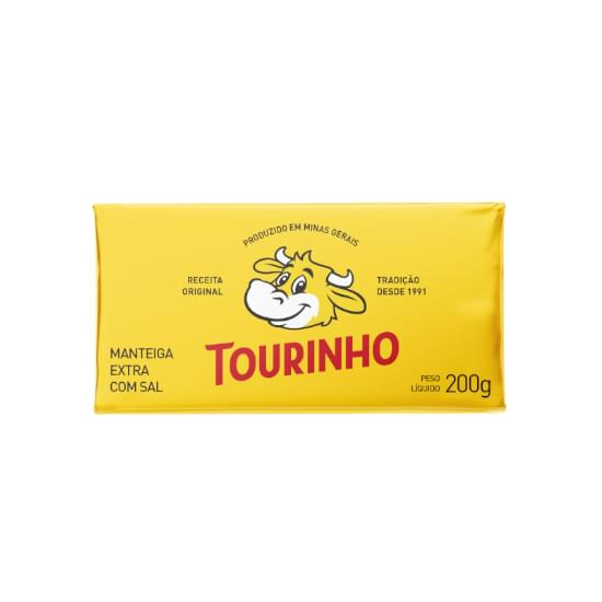 Imagem de Manteiga com sal tourinho tablete 200 g