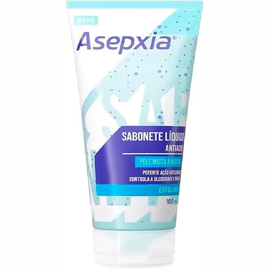 Imagem de Sabonete líquido antiacne asepxia esfoliante 100ml