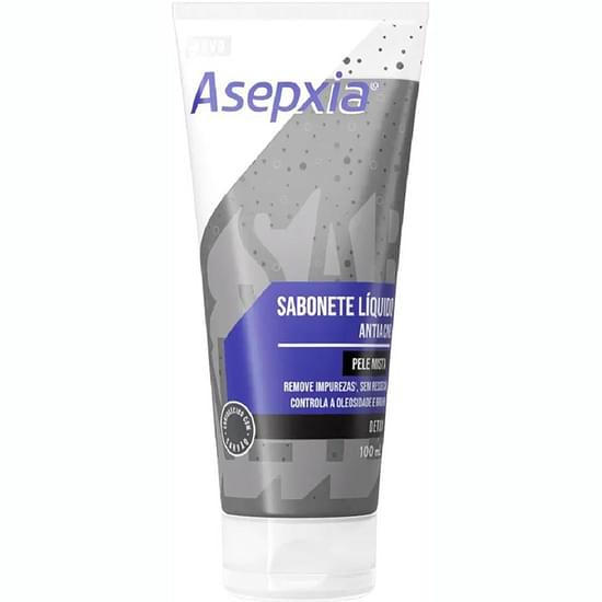 Imagem de Sabonete líquido antiacne asepxia carvão detox 100ml