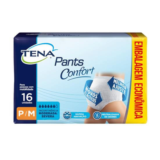 Imagem de Roupa intima tena pants confort p/m 16 unidades