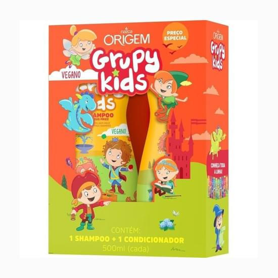 Imagem de Grupy kids kit sh+co 500ml adeus frizz