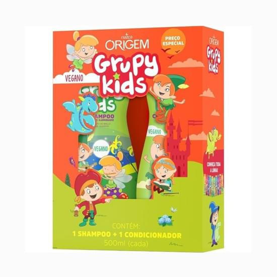 Imagem de Grupy kids kit sh+co 500ml brilho ilumin