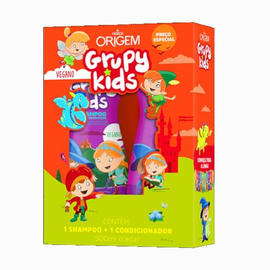 Imagem de Grupy kids kit sh+co 500ml força vitamin