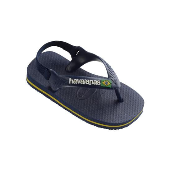 Imagem de Sandália havaianas new baby brasil azul marinho 21