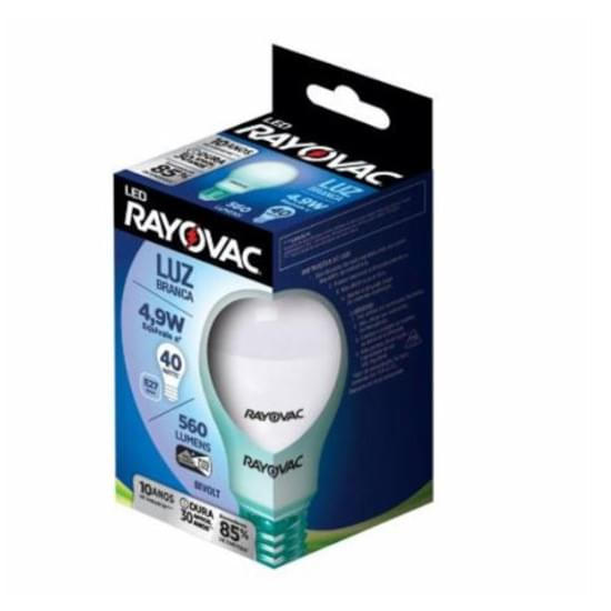 Imagem de Lâmpada rayovac bulbo led branca bivolt 9,5w